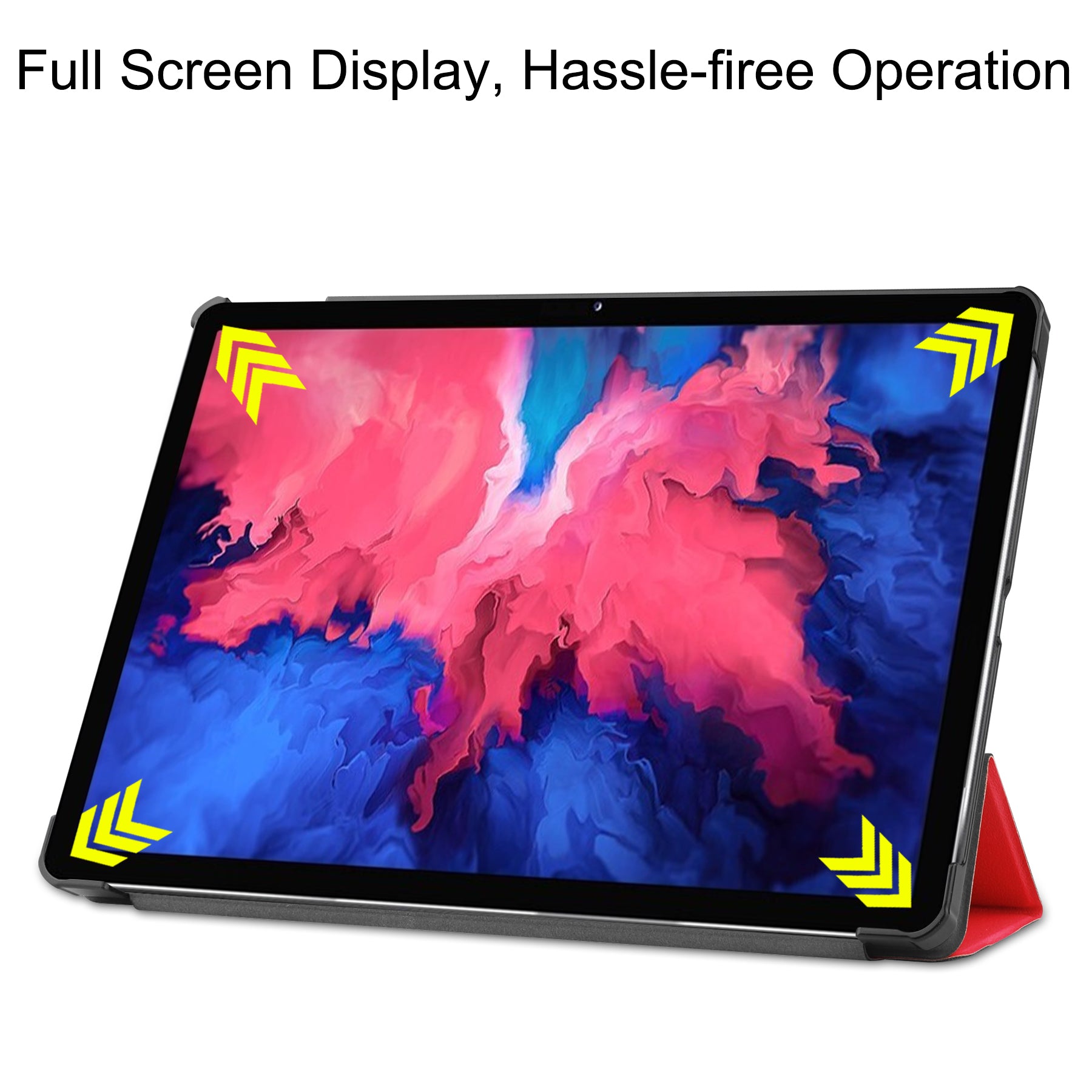 Lenovo Tab P11 Plus J616 Tri-Fold PU Case [Red]