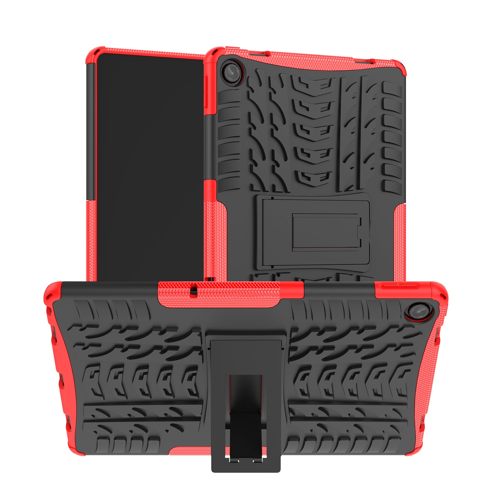Lenovo Tab M10 Plus (3rd Gen) TB125 Heavy Duty Rugged Case [Red]