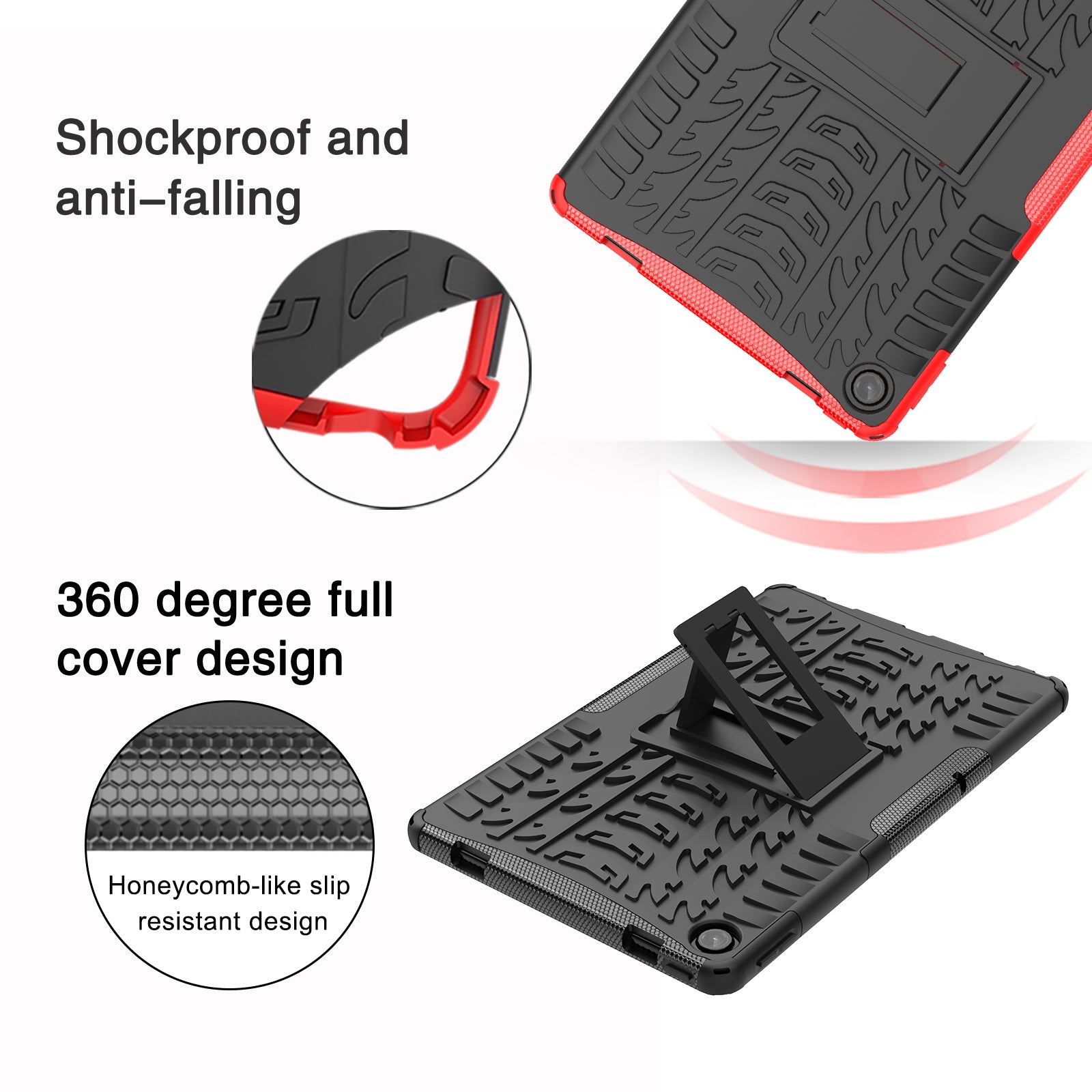 Lenovo Tab M10 Plus (3rd Gen) TB125 Heavy Duty Rugged Case [Green]