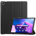 Lenovo Tab M10 Plus (3rd Gen) TB125 Tri-Fold PU Case [Black] - Black
