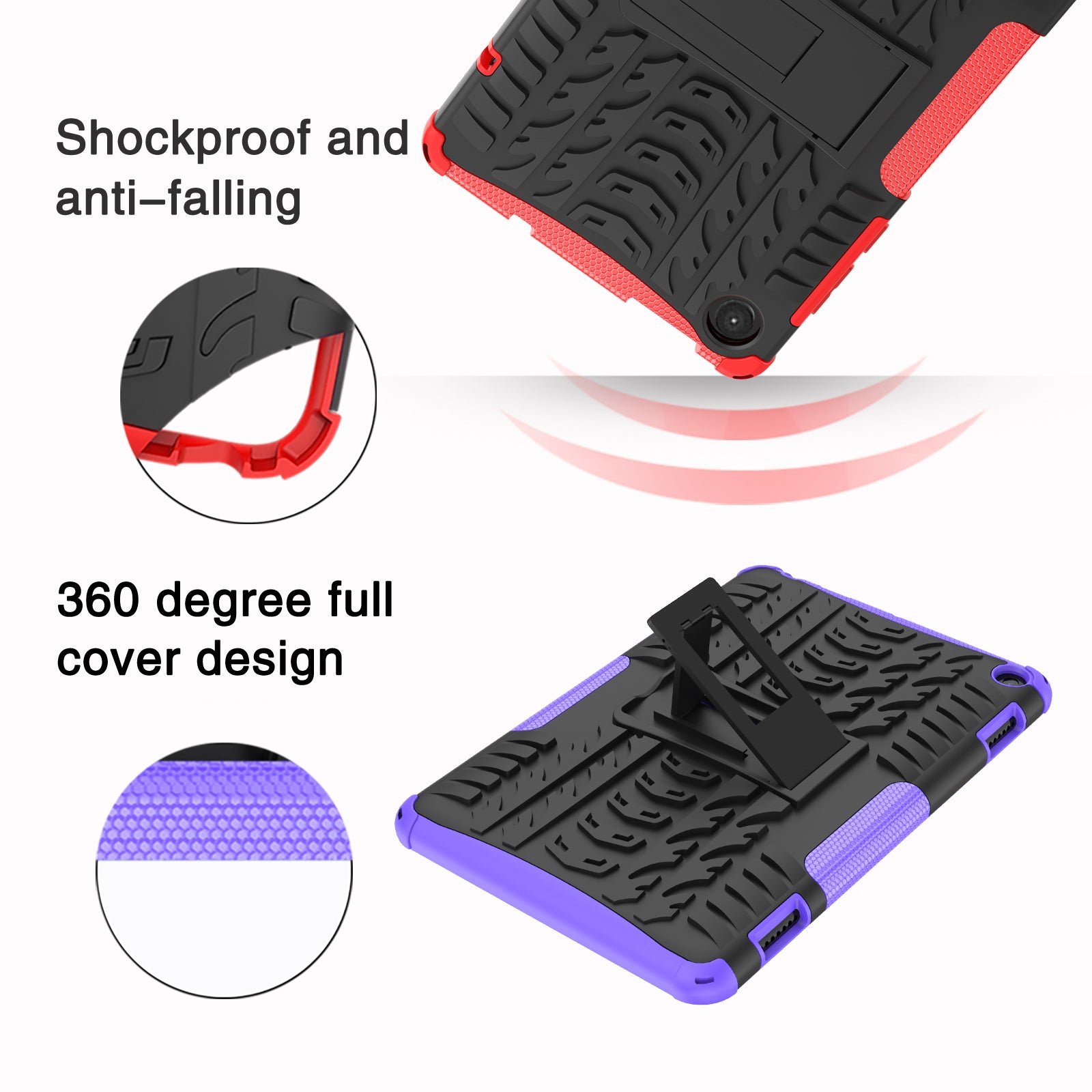 Lenovo Tab M8 (4th Gen) TB300 Heavy Duty Rugged Case [Green]