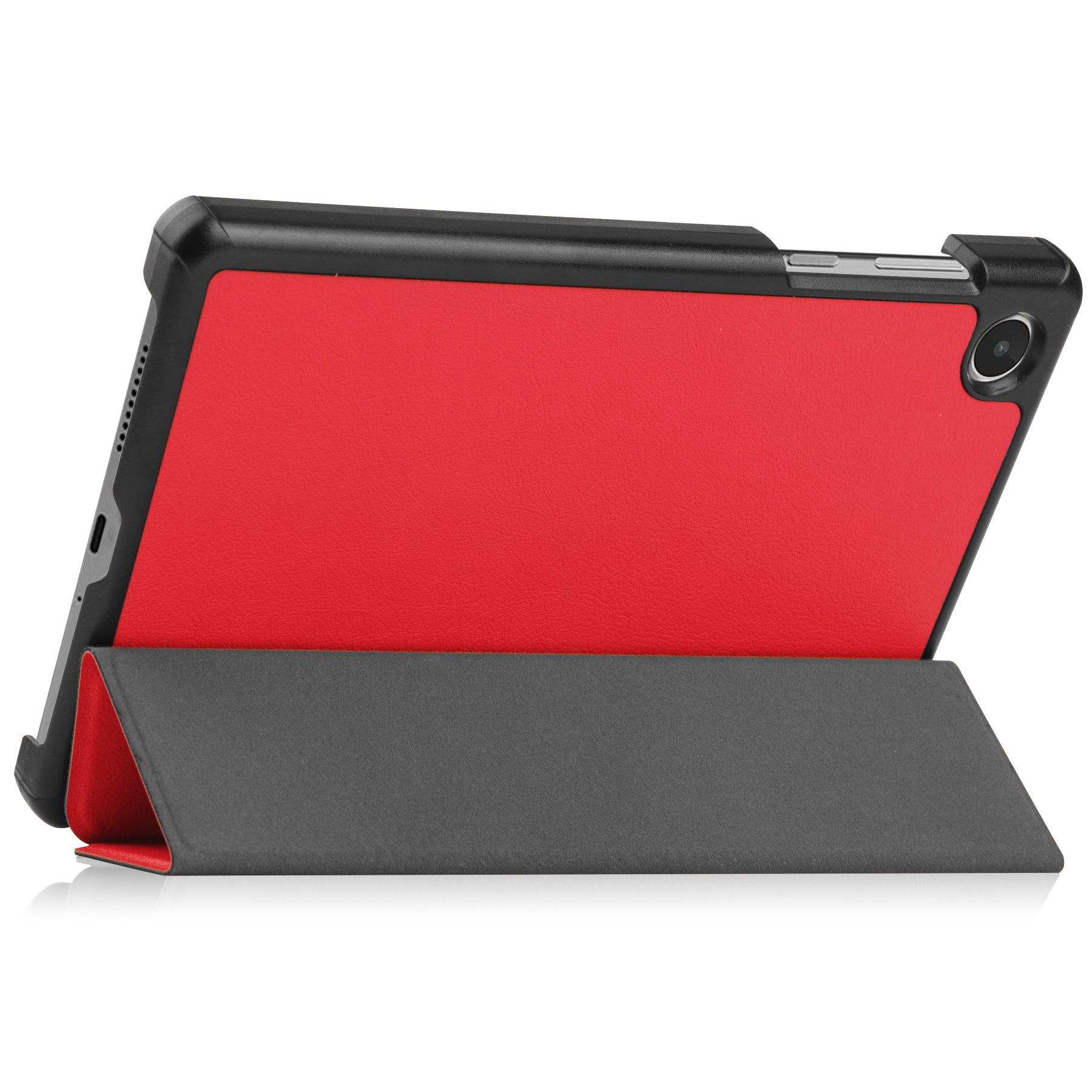 Lenovo Tab M8 (4th Gen) TB300 Tri-Fold PU Case [Red]