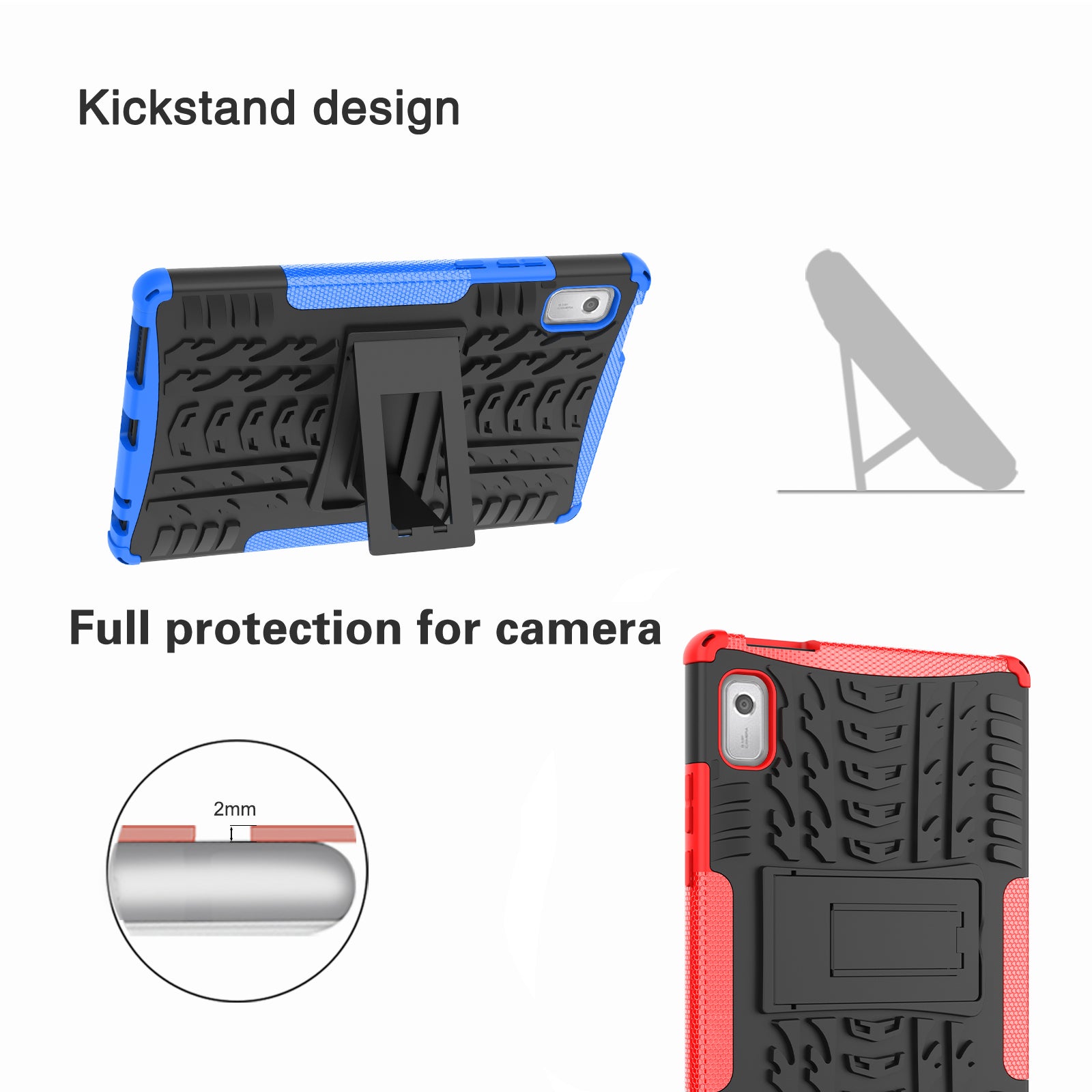 Lenovo Tab M9 TB310 Heavy Duty Rugged Case [Blue]