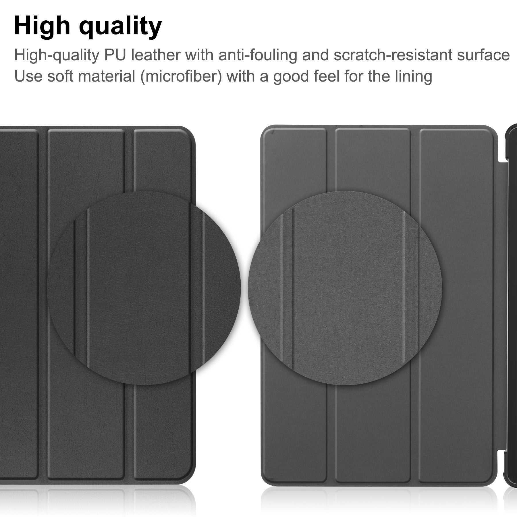 Lenovo Tab M9 TB310 Tri-Fold PU Case [Black]