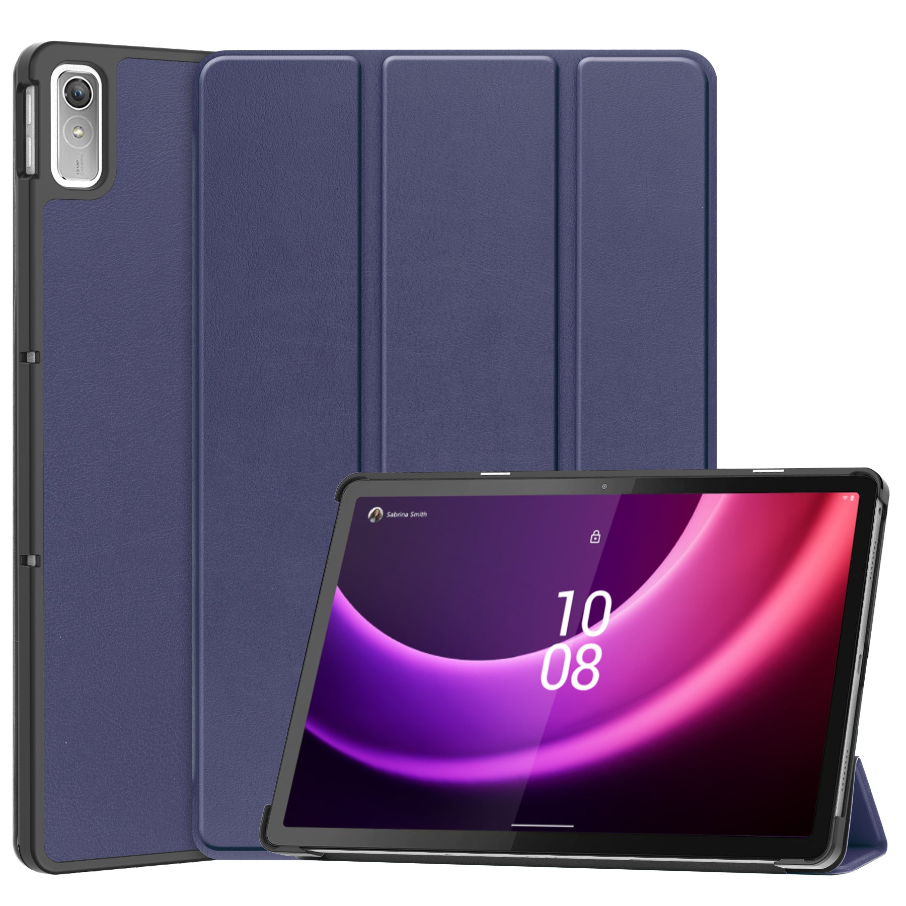 Lenovo Tab P11 (2nd Gen) TB350 Tri-Fold PU Case [Navy]
