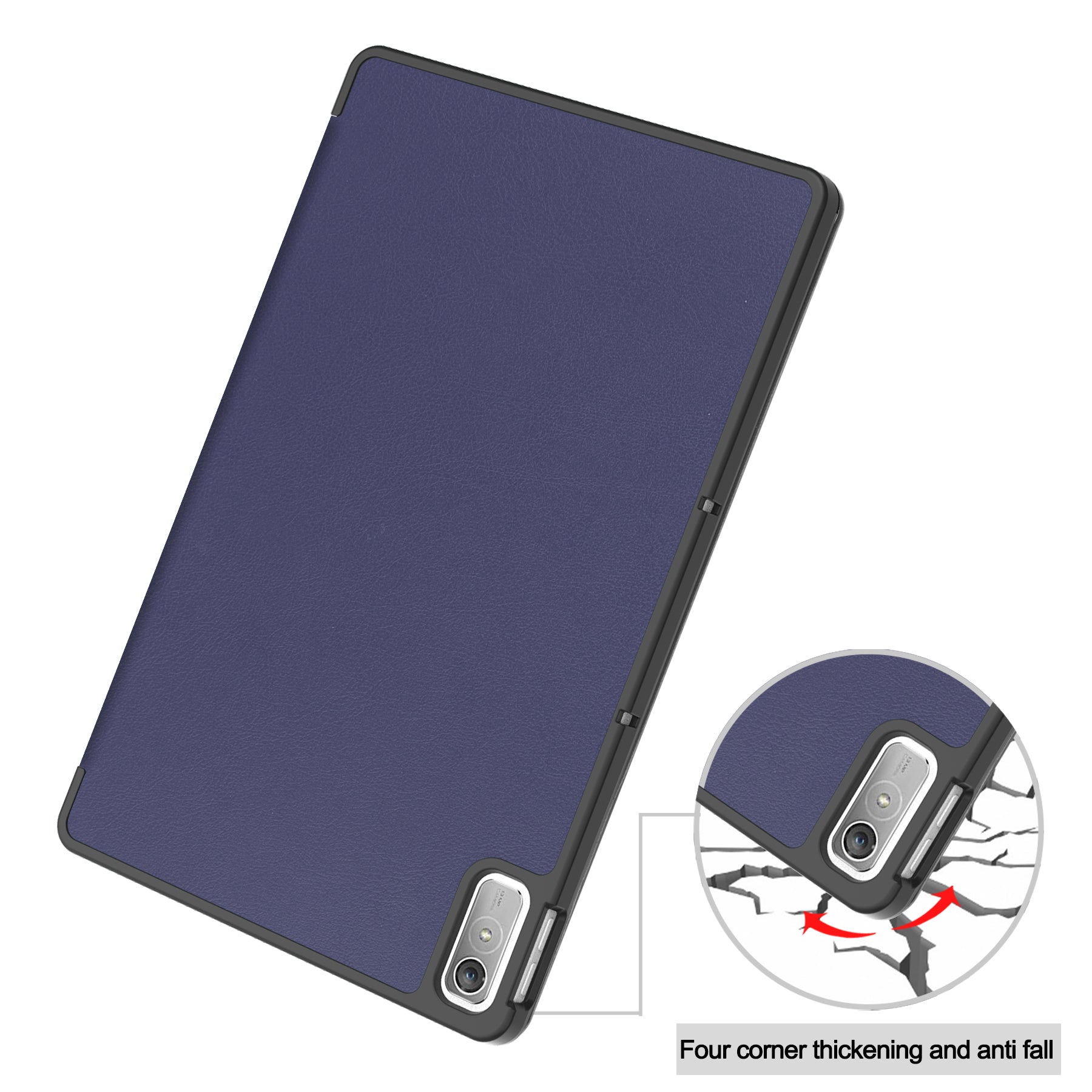 Lenovo Tab P11 (2nd Gen) TB350 Tri-Fold PU Case [Navy]