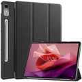 Lenovo Tab P12 TB370 Tri-Fold PU Case [Black] - Black