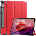 Lenovo Tab P12 TB370 Tri-Fold PU Case [Red] - Red