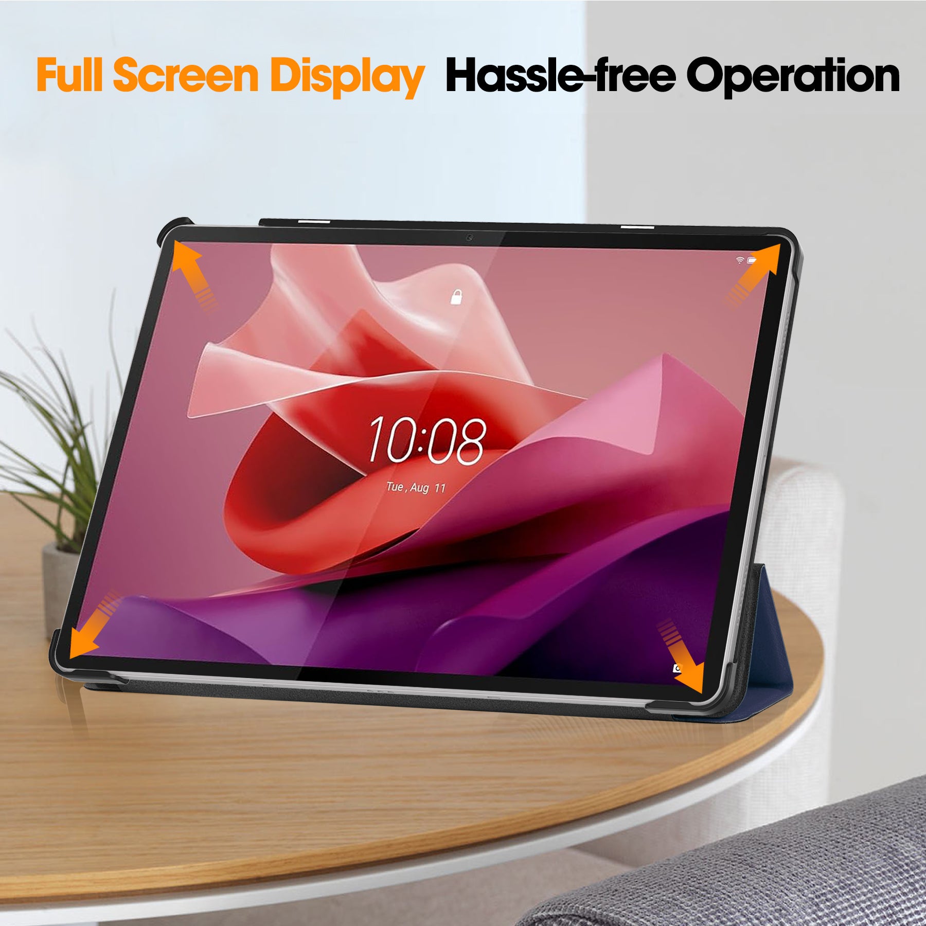 Lenovo Tab P12 TB370 Tri-Fold PU Case [Navy]