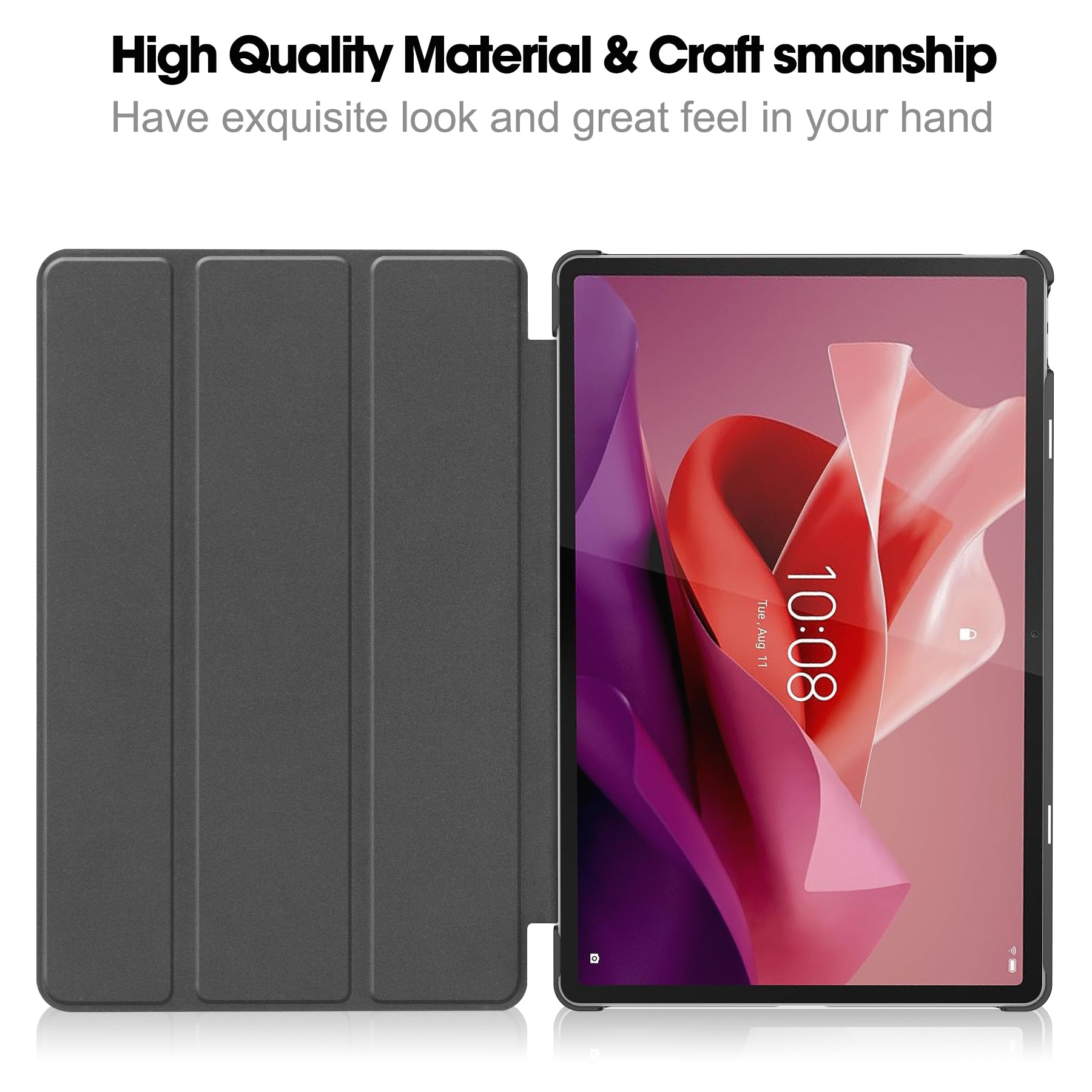 Lenovo Tab P12 TB370 Tri-Fold PU Case [Red]