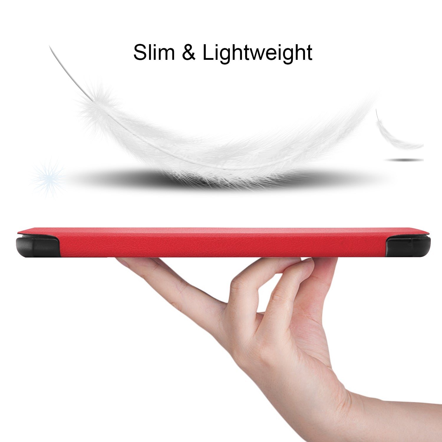 Lenovo Tab M7 TB-7305F Tri-Fold PU Case [Red]