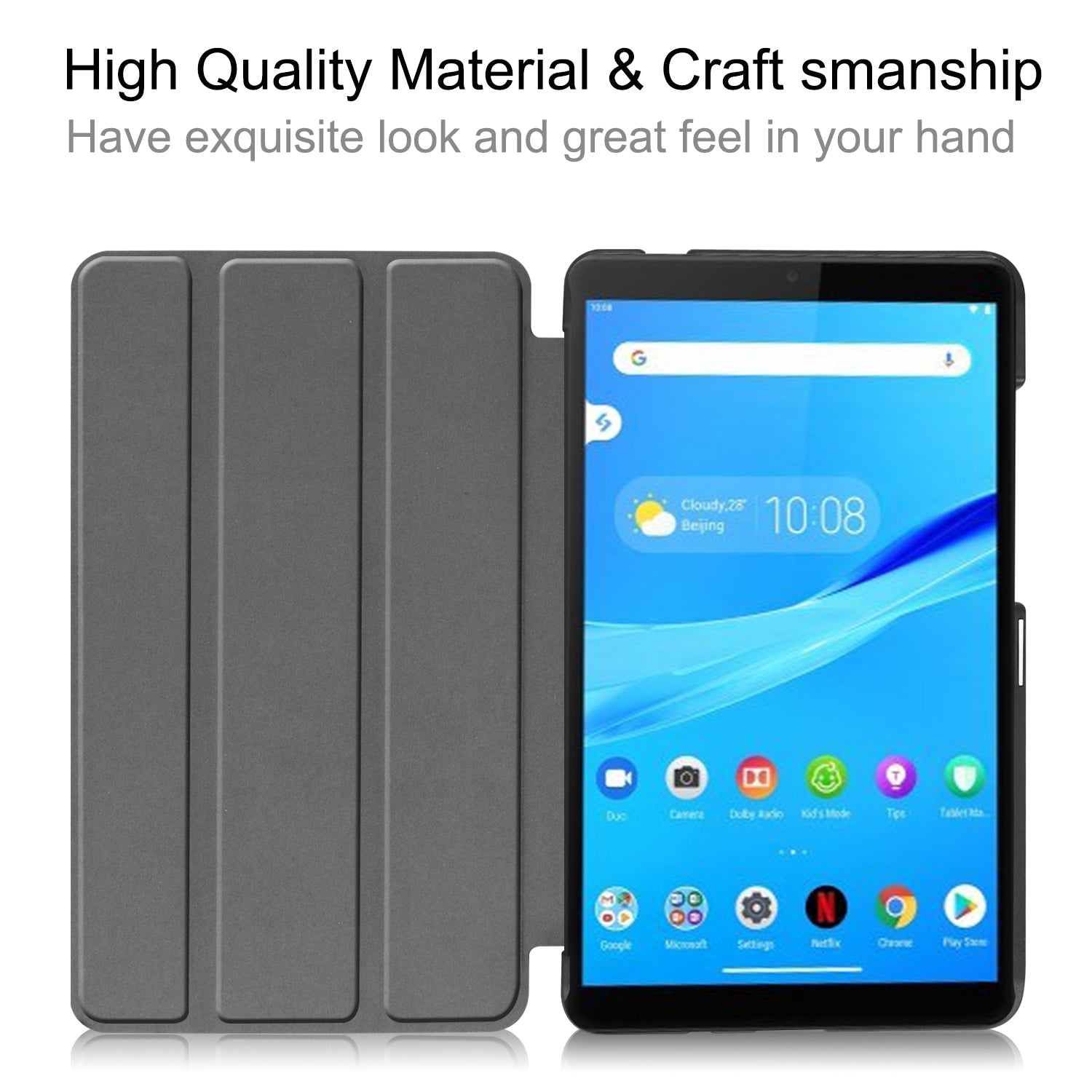 Lenovo Tab M7 TB-7305F Tri-Fold PU Case [Navy]