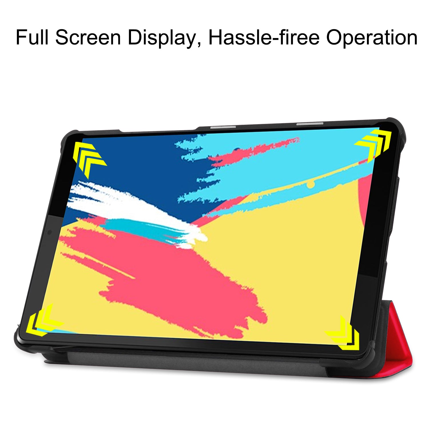 Lenovo Tab M8 (3rd Gen) TB-8506F Tri-Fold PU Case [Red]