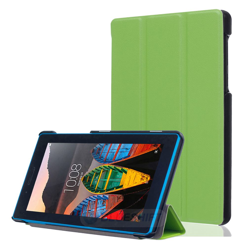 Lenovo Tab 3 A7-10 710F Tri-Fold PU Case [Green]