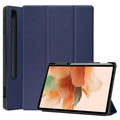 Samsung Tab S7 FE Case Tri-Fold Pen Holder (Navy) - Navy