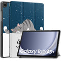 Samsung Galaxy Tab A11 Plus A11+ A9 Plus A9+ Designer Tri-fold PU Leather Stand Case LazyCat