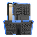 Samsung Galaxy Tab A9 Plus A9+ Heavy Duty Kickstand Rugged Case Blue - Blue