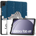 Samsung Galaxy Tab A11 A9 Designer Tri-fold PU Leather Stand Case LazyCat