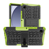 Samsung Galaxy Tab A11 A9 Heavy Duty Kickstand Rugged Case Green - Green