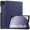 Samsung Galaxy Tab A11 A9 Tri-fold PU Leather Stand Case Navy - Navy