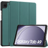 Samsung Galaxy Tab A11 A9 Tri-fold PU Leather Stand Case Teal - Teal