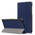 Lenovo Tab E7 TB-7104 Tri-Fold PU Case [Dark Blue] - Dark Blue