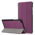 Lenovo Tab E8 TB-8304 Tri-Fold PU Case [Purple] - Purple